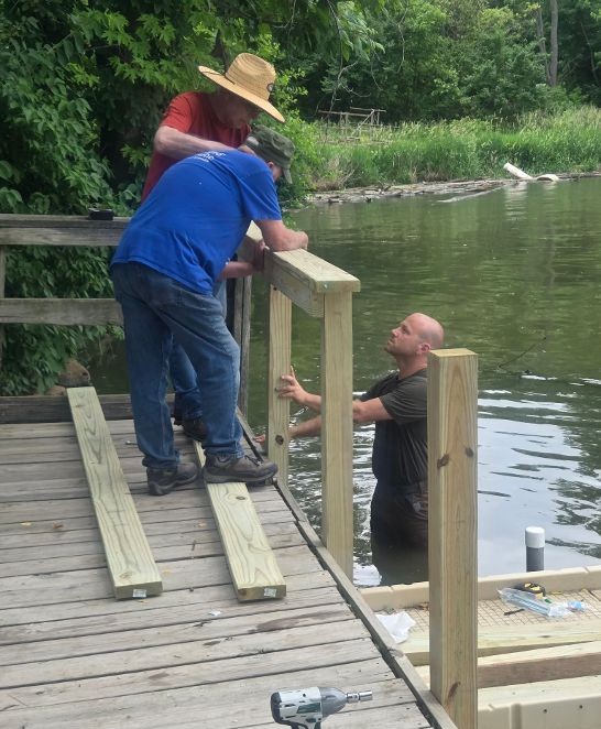 Camp Sertoma Dock Repair